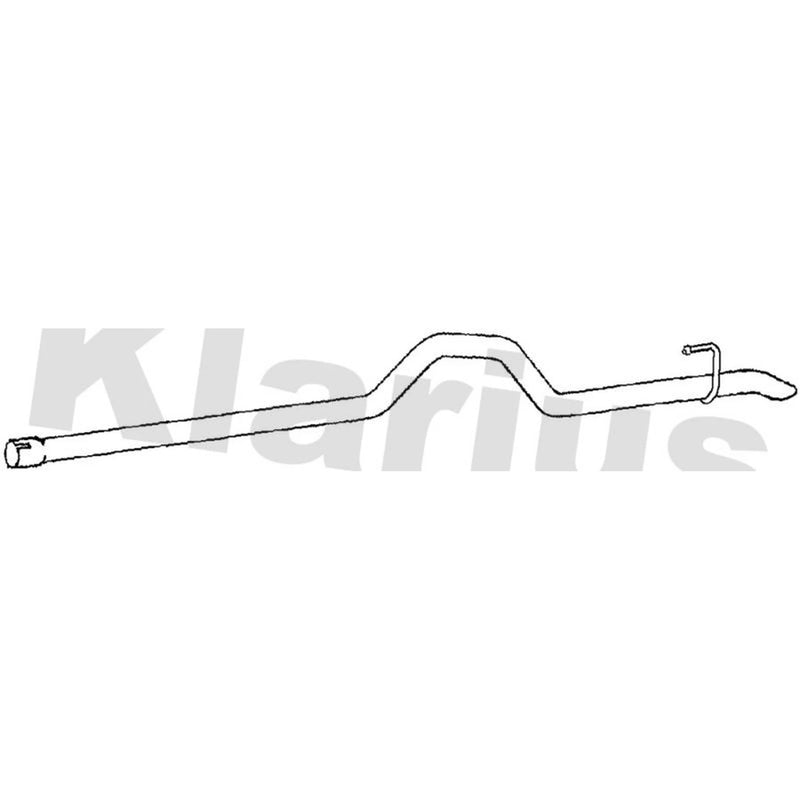 Klarius Exhaust Pipe OD fits VW Crafter 30-50 2006-2013 2.5