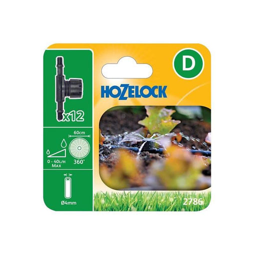 Hozelock 2786 In Line Adjustable Mini Sprinkler 4mm (Pack 12) Hozelock - NN4 Online
