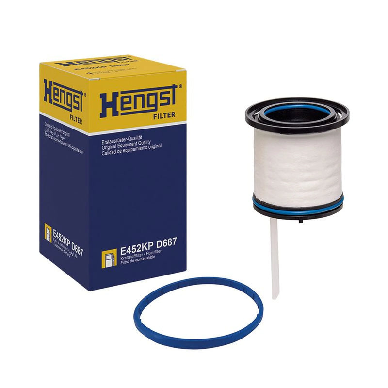Hengst Fuel Filter Element fits Audi A4 Allroad B9 2016-2019 2.0