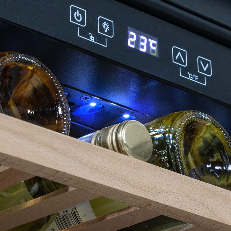 Baridi 28 Bottle Wine Fridge & Cooler 60cm DH205 Baridi - Dynamic Drive