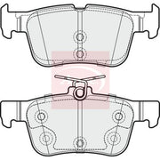 Apec Rear Brake Pad Set PAD1960