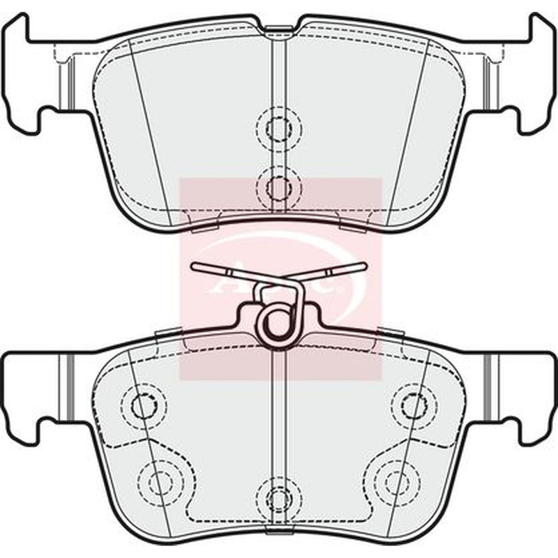 Apec Rear Brake Pad Set fits Ford Focus IV 2020-2025 1.0