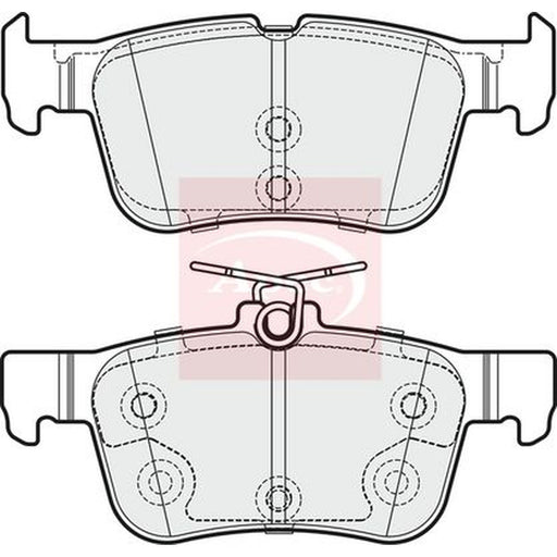 Apec Rear Brake Pad Set fits Ford Focus IV 2020-2025 1.0