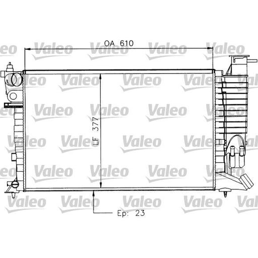 Valeo Engine Radiator 730927