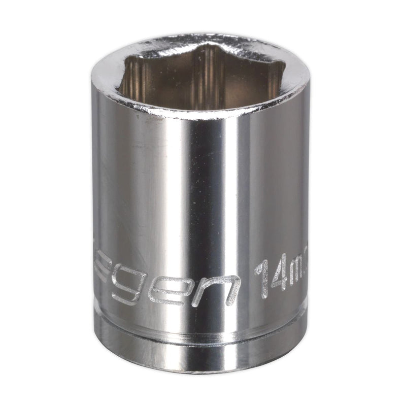 Seigen by Sealey WallDrive Socket 14mm 3/8"Sq Drive S0581 Seigen by Sealey  - Dynamic Drive