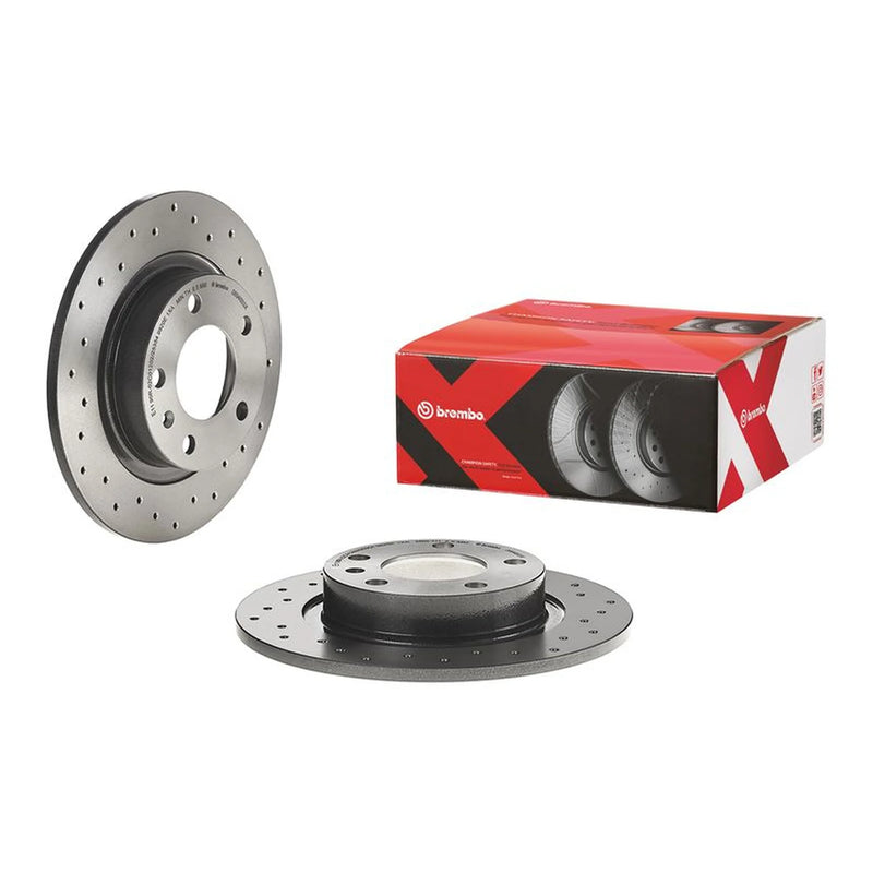 Brembo 2 x Perforated Rear Brake Discs 08.9460.3X-x2