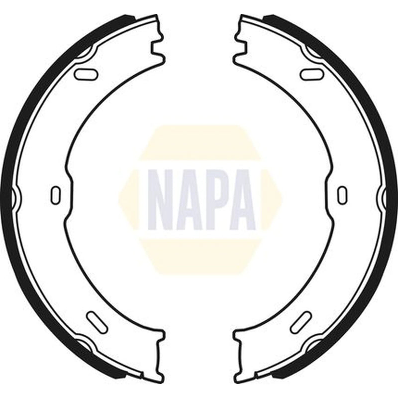 NAPA Parking Brake Shoe Set NBS5027