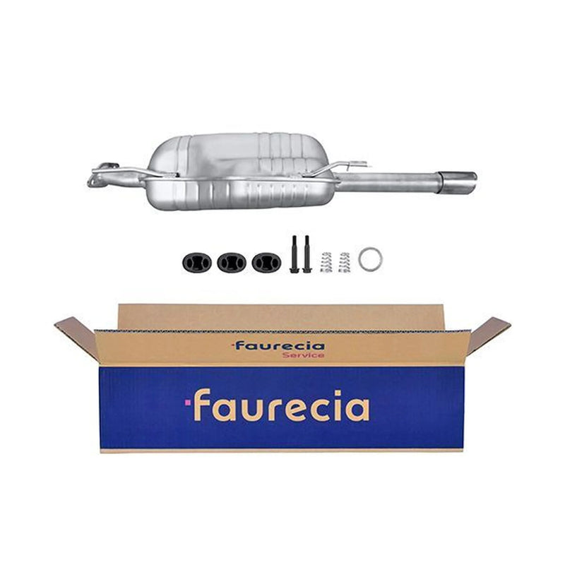 Hella End Silencer Rear fits Opel Astra G 2000-2005 1.6 1.8 2.2