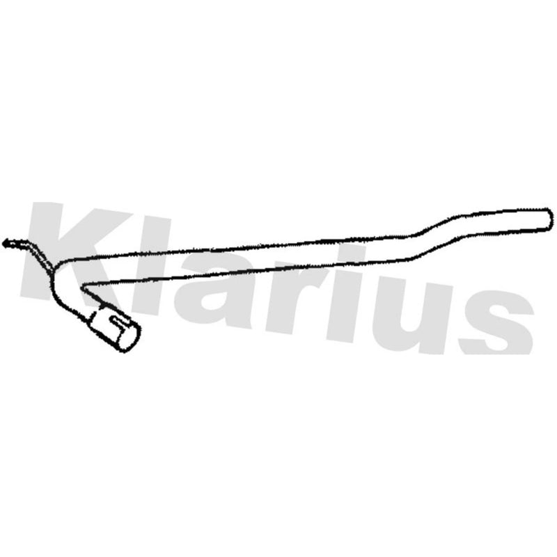Klarius Exhaust Pipe OD fits VW Transporter 1995-2003 2.5