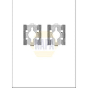 NAPA Brake Pad Accessory Fitting Kit Rear fits Citroën Relay II 2002-2006