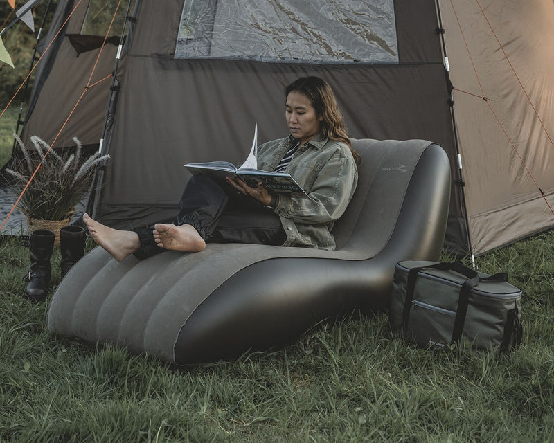 Easy Camp Maple Lounger Brown Inflatable Lounger Easy Camp - Dynamic Drive
