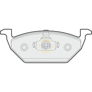 NAPA Front Brake Pad Set NBP1189