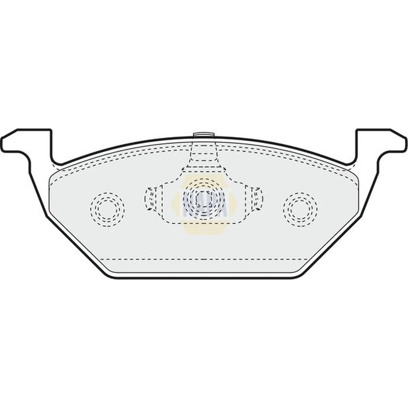 NAPA Front Brake Pad Set NBP1189