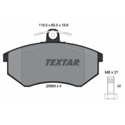 Textar Front Brake Pad Set 2066921