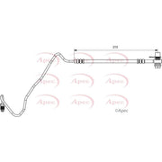 Apec Brake Hydraulic Hose Line outer HOS3882