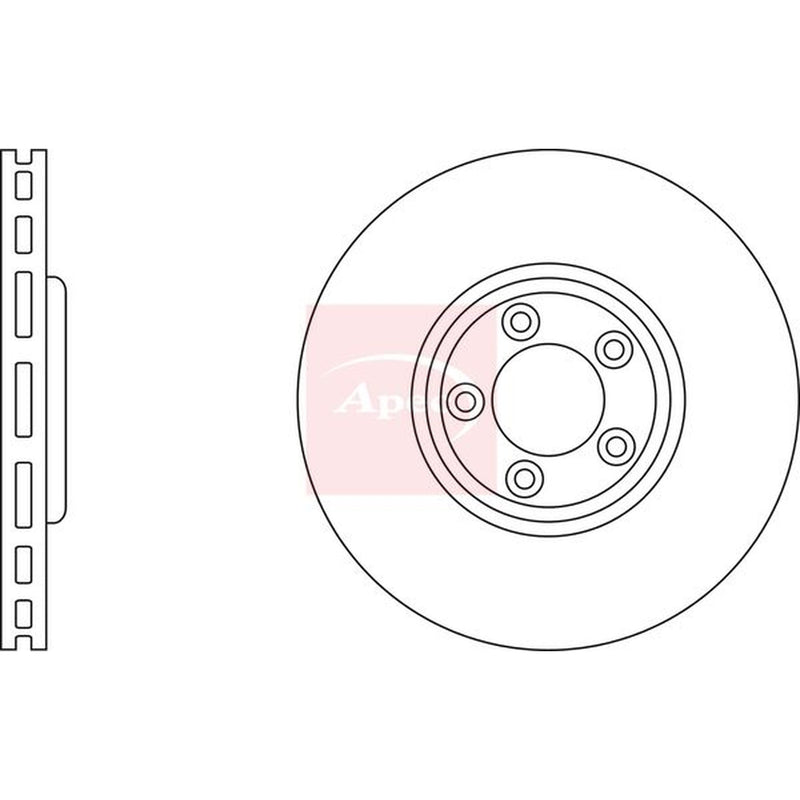 Apec Front & Rear Brake Discs & Pads fits Jaguar S-Type II 1999-2007 2.7 3.0