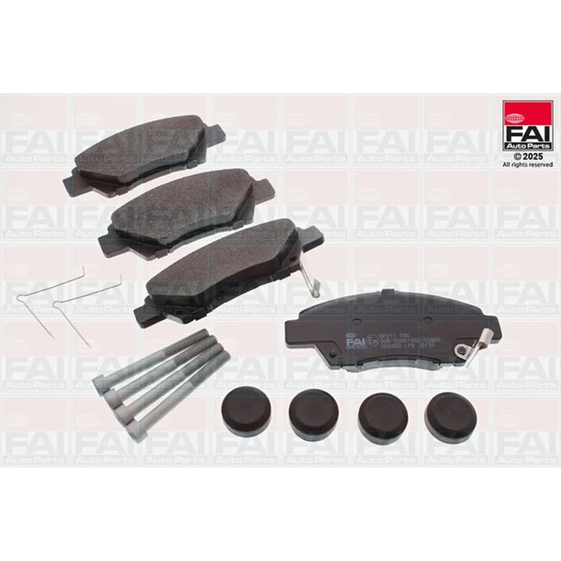 FAI Front Brake Pad Set fits Honda Cr-Z 2010-2013 1.5