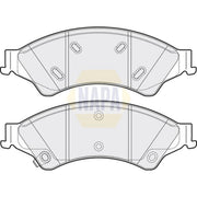 NAPA Front Brake Pad Set fits Ford Ranger 2011 on 2.2 2.5 3.2