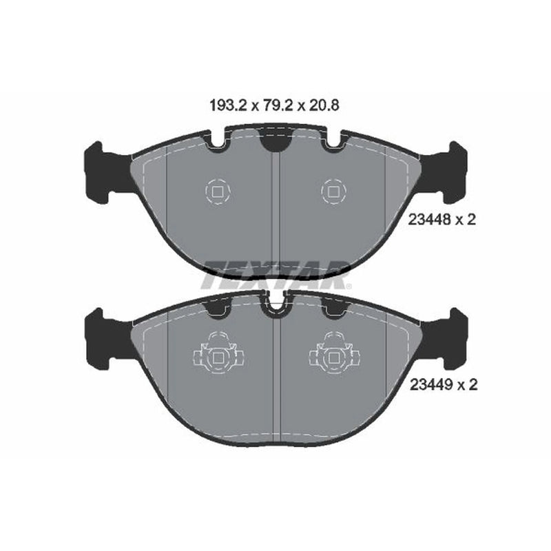 Textar Front Brake Pad Set 2344801
