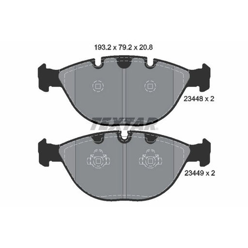 Textar Front Brake Pad Set 2344801