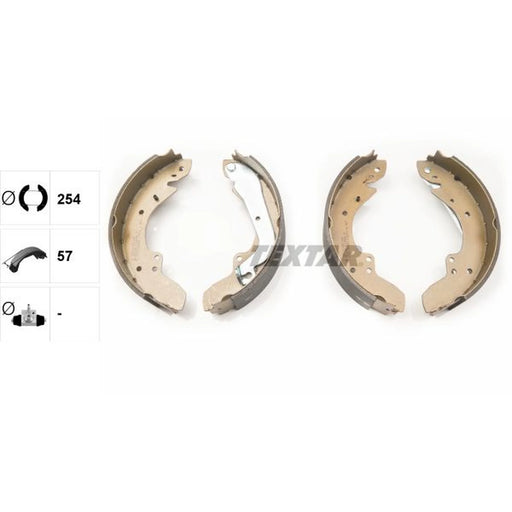 Textar Brake Shoe Set Axle Kit 91030600