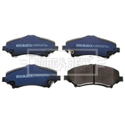 Borg & Beck Front & Rear Brake Discs & Pads fits Jeep Wrangler III 2007-2011