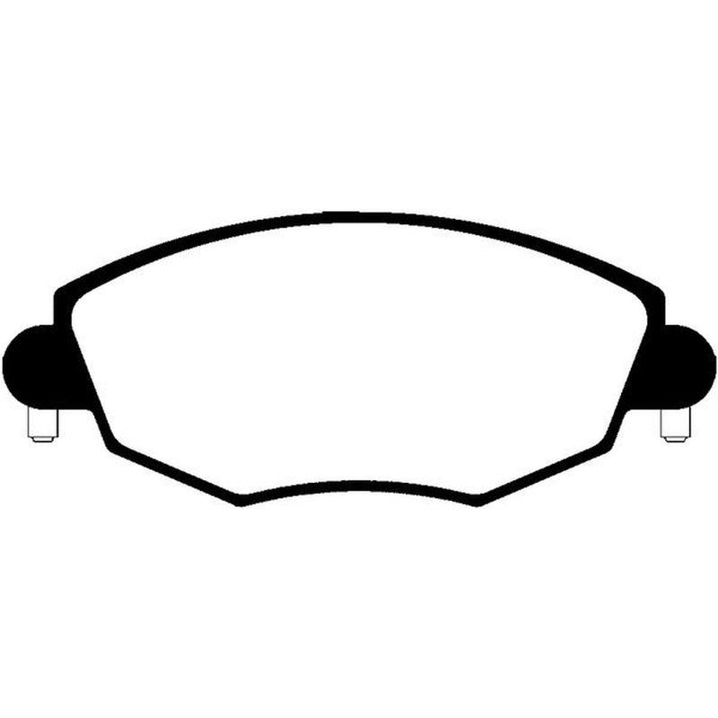 Abtex Front Brake Pad Set fits Ford Mondeo 2000-2007 1.8 2.0 2.2 2.5 3.0
