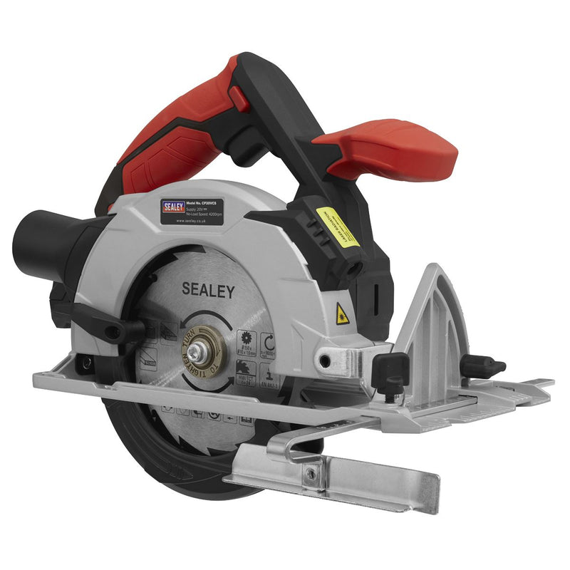Sealey Circular Saw 20V SV20 Series150mm Body Only CP20VCS Sealey - Dynamic Drive