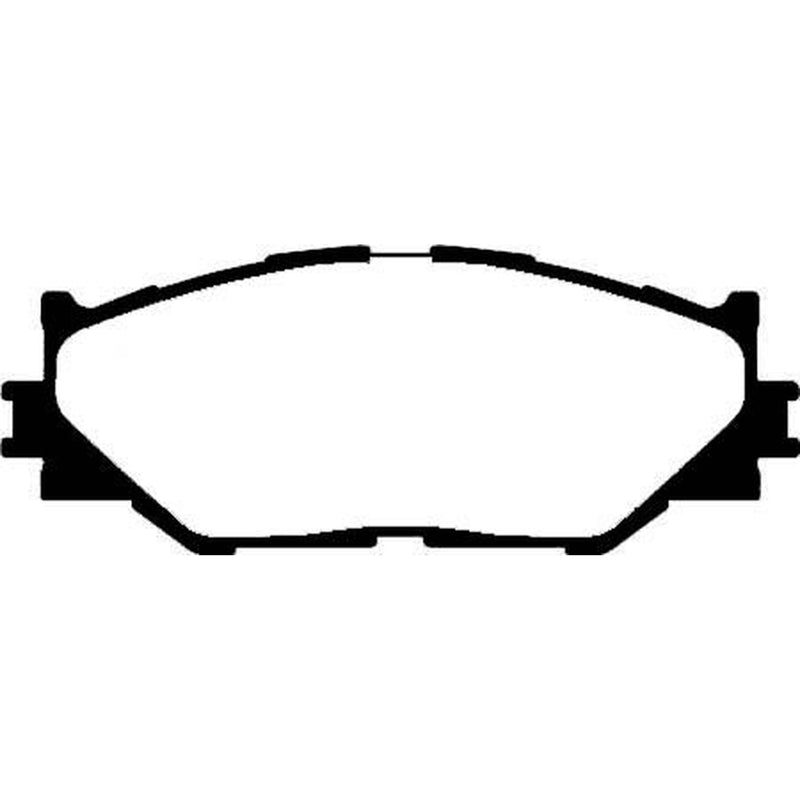 Abtex Front Brake Pad Set fits Lexus Is C 2009-2015