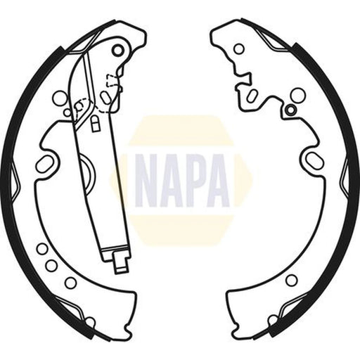NAPA Brake Shoe Set Axle Kit NBS1075