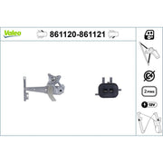 Valeo Electric Window Regulator Lifter Left Front 861120