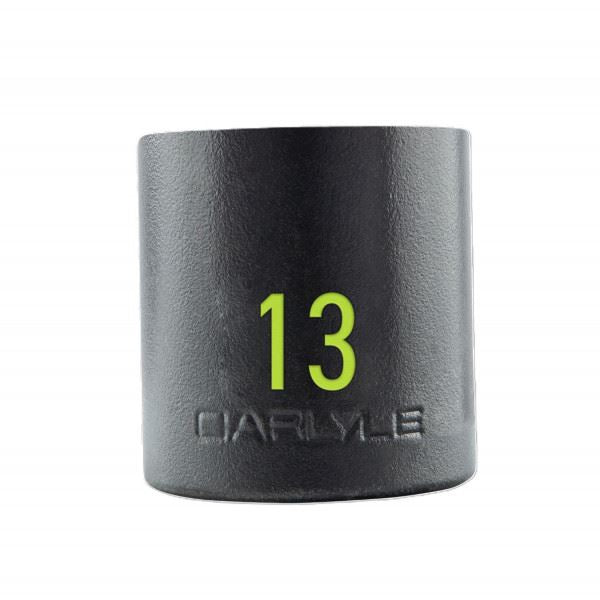 Carlyle Tools 1/2In Drive 13mm 6 Pt Stubby Impact Socket - image 1