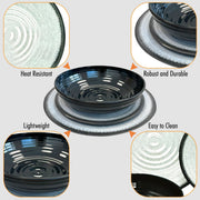 MDS1203 Liberty Sicily 12 Piece Melamine Dinner Set LL1378 Liberty Leisure UK - Dynamic Drive