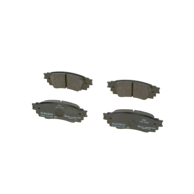 Bosch Front & Rear Pads fits Toyota C-Hr 2016 on 1.2 1.8 2.0