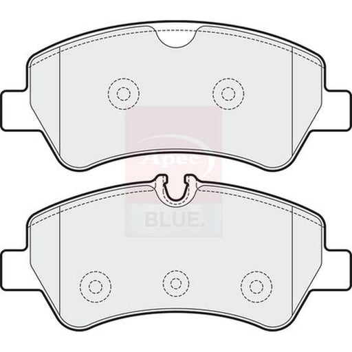 Apec Rear Brake Pad Set fits Ford Tourneo Custom V362 Bus 2012-2023 1.0 2.0 2.2