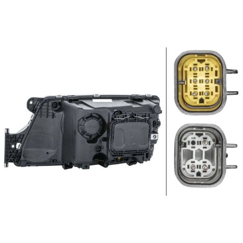 Hella Headlight Headlamp PY21W Right fits Man Tgs I 2006-2021