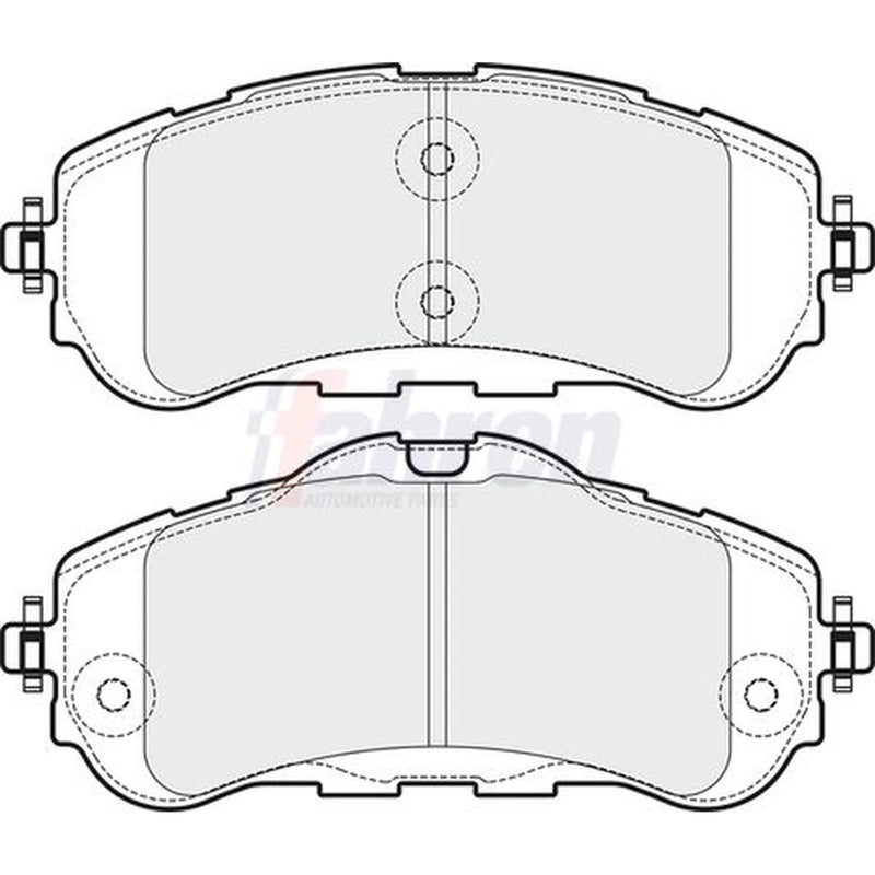 Fahren Front Brake Pad Set FBP3743