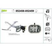 Valeo Electric Window Regulator Lifter Right Front 852459
