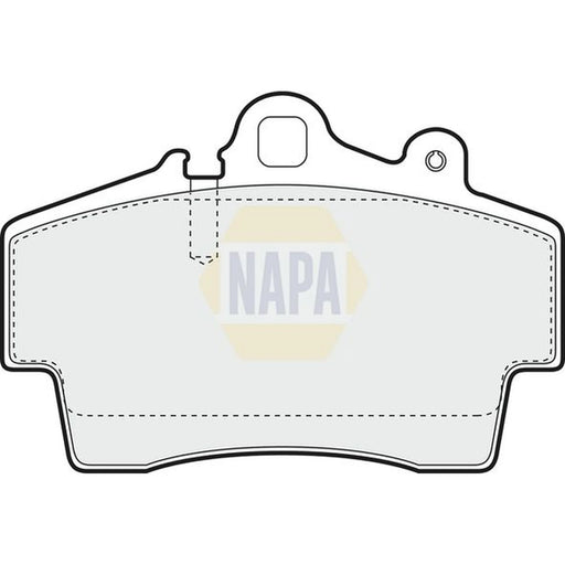 NAPA Front Brake Pad Set NBP1859