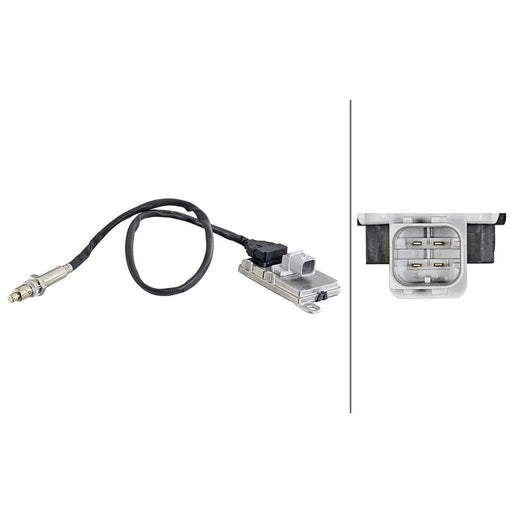Hella NOx Nitrogen Oxide Sensor Exhaust Pin fits Daf Lf 2013 on