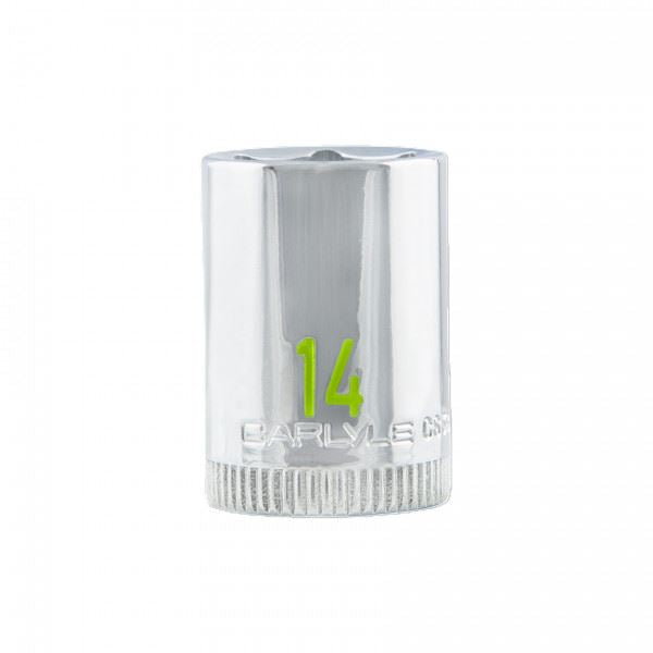 Carlyle Tools 3/8 Drive 14mm 6 Point Chrome Socket - image 1
