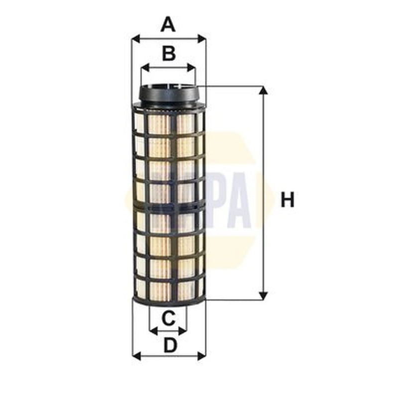 NAPA Fuel Filter Element fits Iveco Daily VI 2014 on