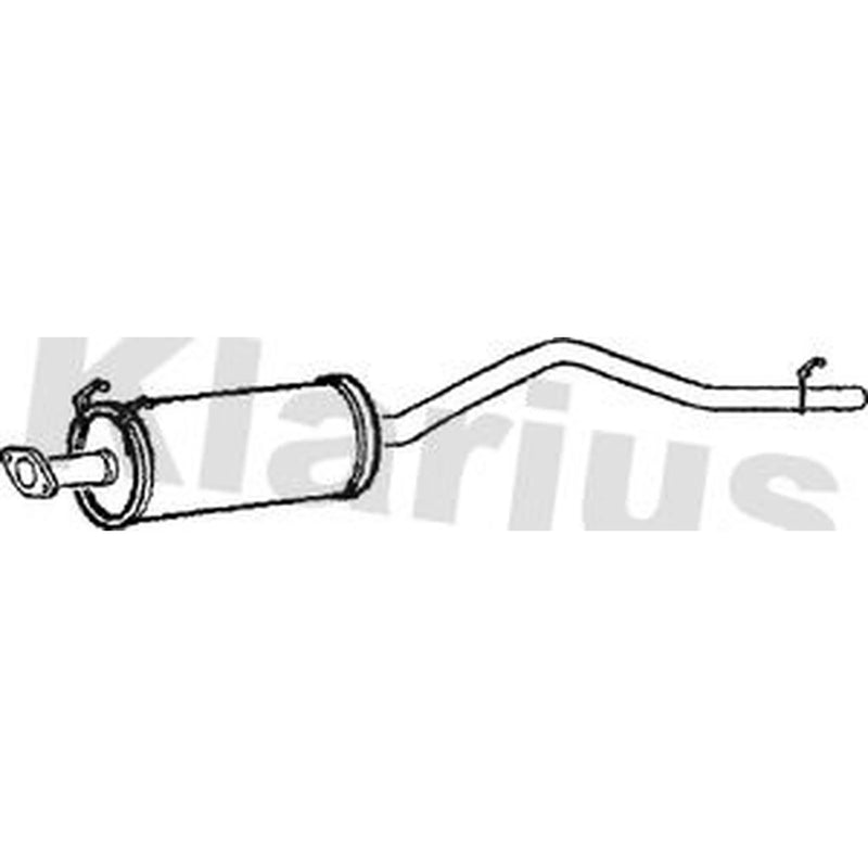 Klarius Box With Tail Pipe Rear fits Daihatsu Hijet 1992-1998 1.0