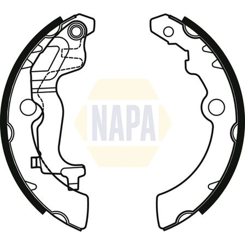 NAPA Brake Shoe Set Axle Kit NBS1084