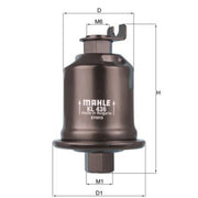 Mahle Fuel Filter Element fits Mitsubishi Carisma 1995-2006 1.6 1.8
