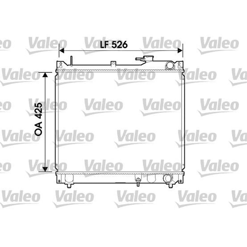 Valeo Engine Radiator 734162