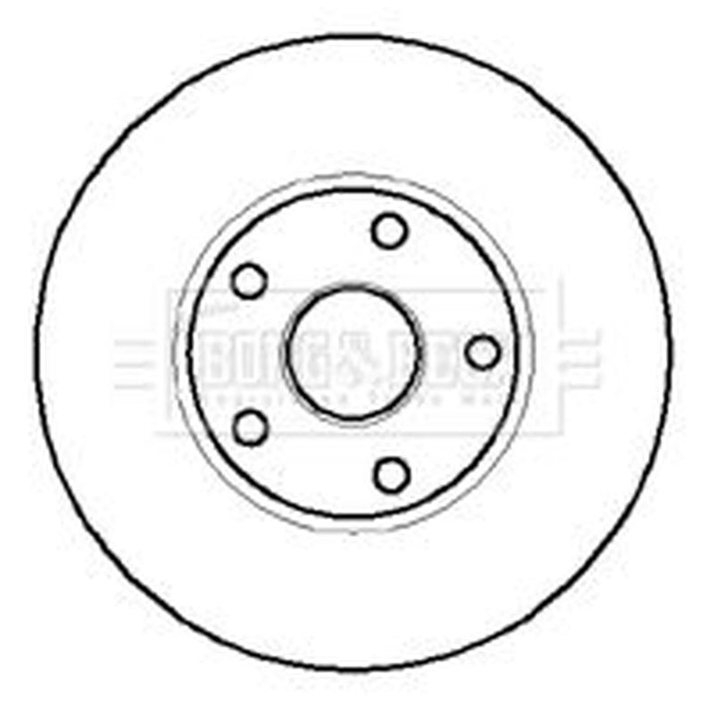 Borg & Beck Front & Rear Brake Discs & Pads fits Jaguar Xj 1997-2003 3.2