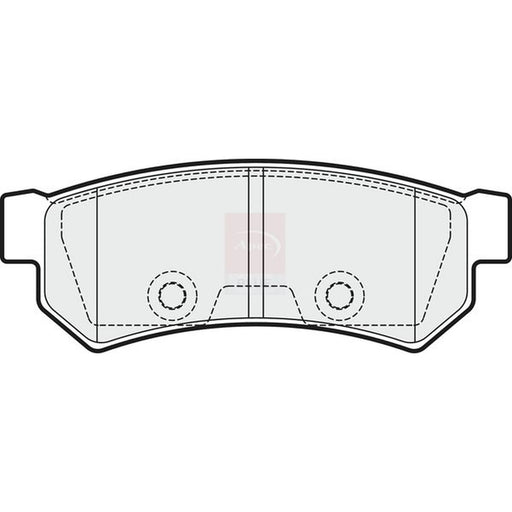 Apec Rear Brake Pad Set PD3822
