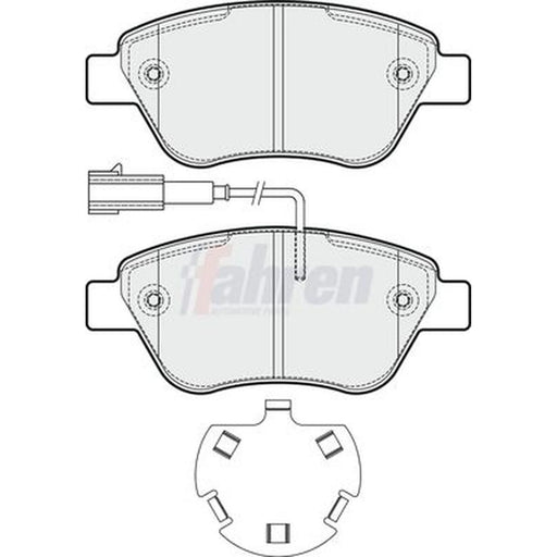 Fahren Front Brake Pad Set FBP3281