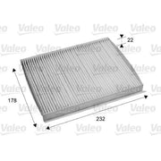 Valeo Cabin Air Filter (Pollen Filter) 715686